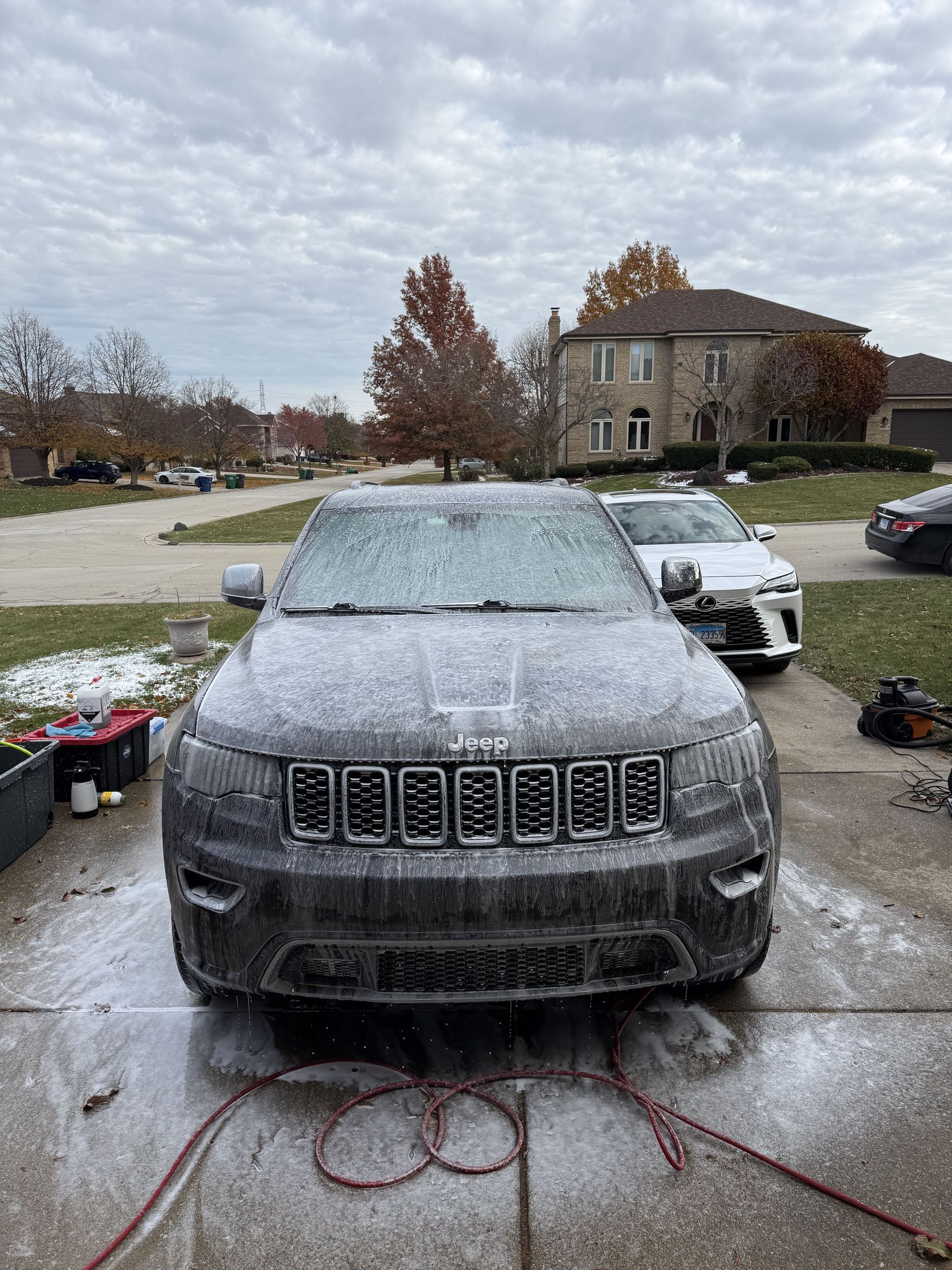 Maintenance foam wash