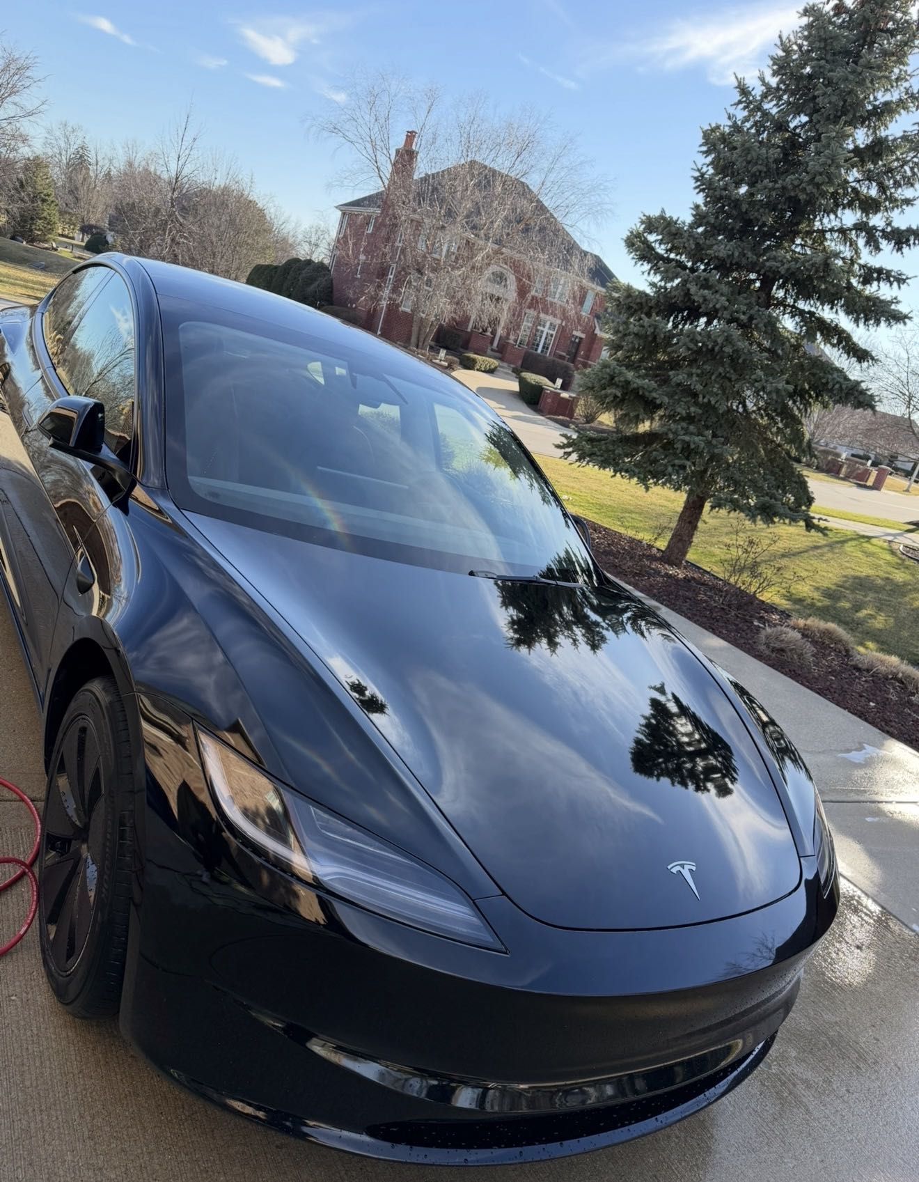 Tesla exterior wash